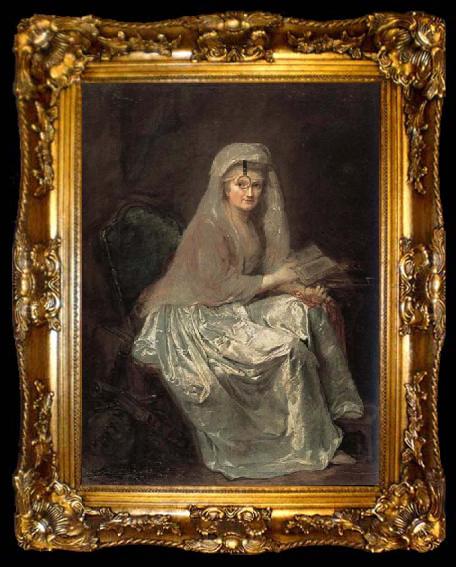 framed  anna dorothea therbusch Self-Portrait, ta009-2